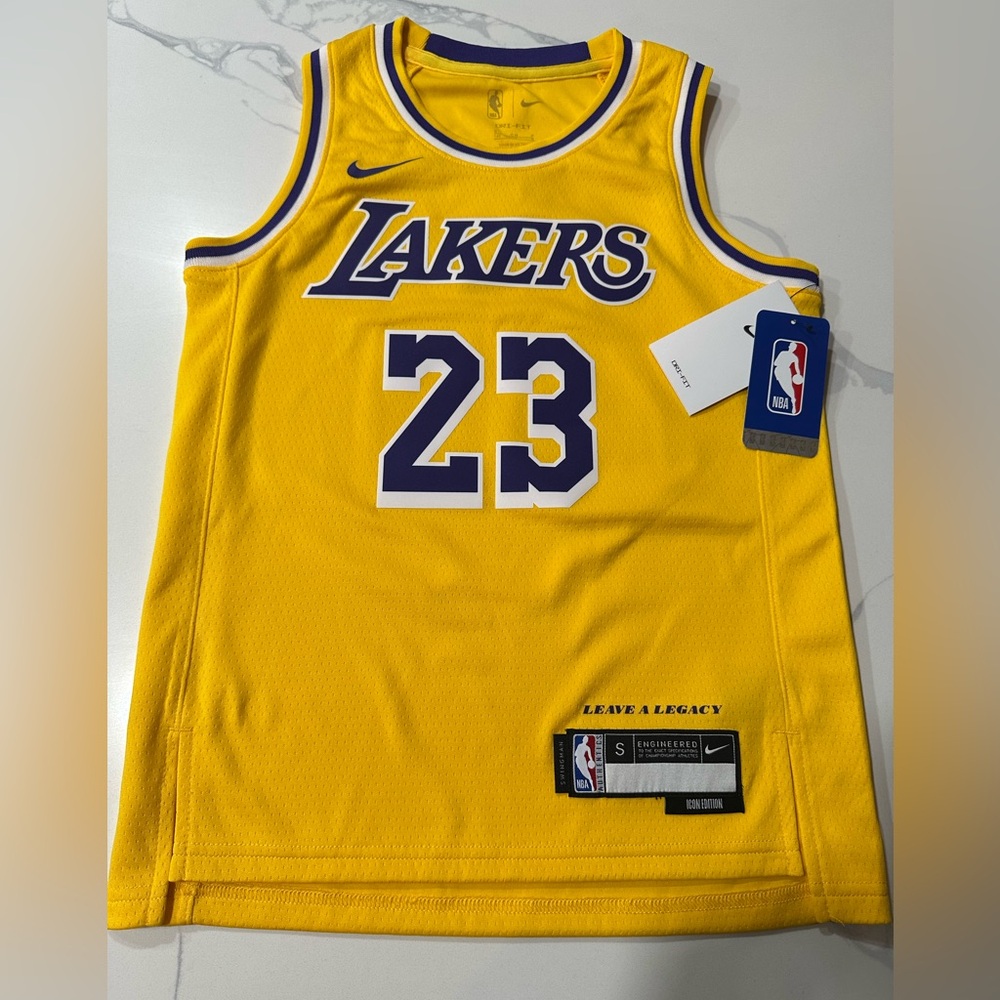 Los Angeles Lakers Youth Nike Lebron James Jersey Retails For $90